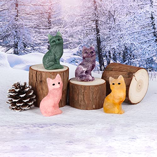 Smq Amethyst Crystal Fox Statues And Figurines,Carved Gem Fox Animal Carvings Collectible Healing Crystal Stone Sculpture For Home Garden Decor #TOP7