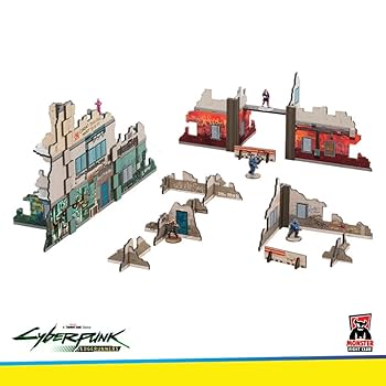 Amazon.com: Cyberpunk Edgerunners: Combat Zone Board Game