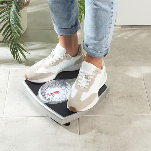 Salter 148 BKSVDR Speedo Dial Bathroom Scale - Mechanical Weighing Scales For Body Weight, Easy Read Dial & Rotating Pointer, Instant Readings, Large Foot Platform, Weighs Up To 136 kg/ 21 st - Image 6