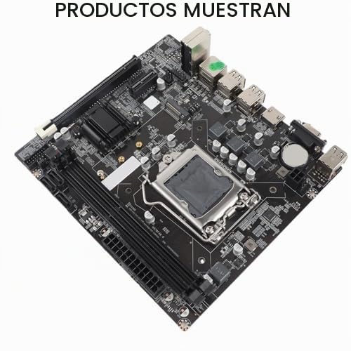Placa Base de Escritorio Placa Base Micro ATX para LGA 1155 Socket I3 I5 I7 DDR3 M.2 NVMe NGFF 6 USB2.0 100 Mbps LAN para Computación y Juegos de Alto Rendimiento