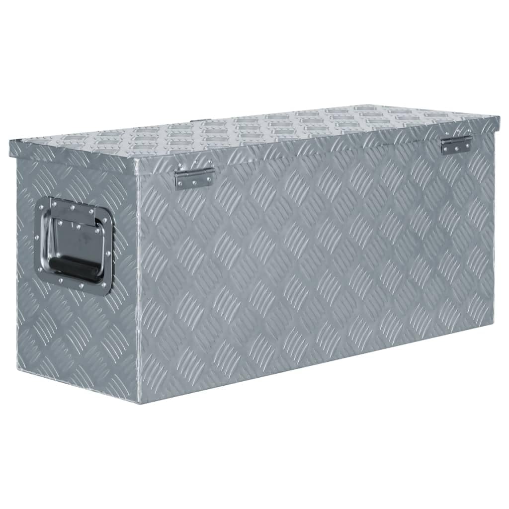 Amazon.co.jp: vidaXL アルミボックス 80x30x35cm シルバー : 車＆バイク