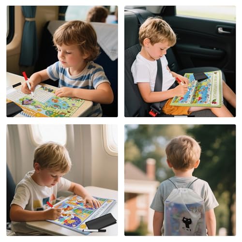 Reusable Kids Activity Book with Brain Games - 50% Off - Image 6