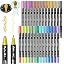 28 Metallic Colors Fine Tip and Dot Tip