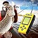 Portable Sonar Alarm Fish Finder with Sonar Transducer and LCD Display, for Kayak Fishing Boat Fishing Ice Fishing
