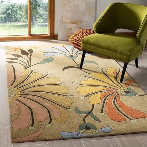 Image of Carpet Mahal Handmade Handwoven Tufted Made of 100% Soft Blended Wool Export Quality Carpets with 1 Inch Thickness (12x15 Feet) Color Multi