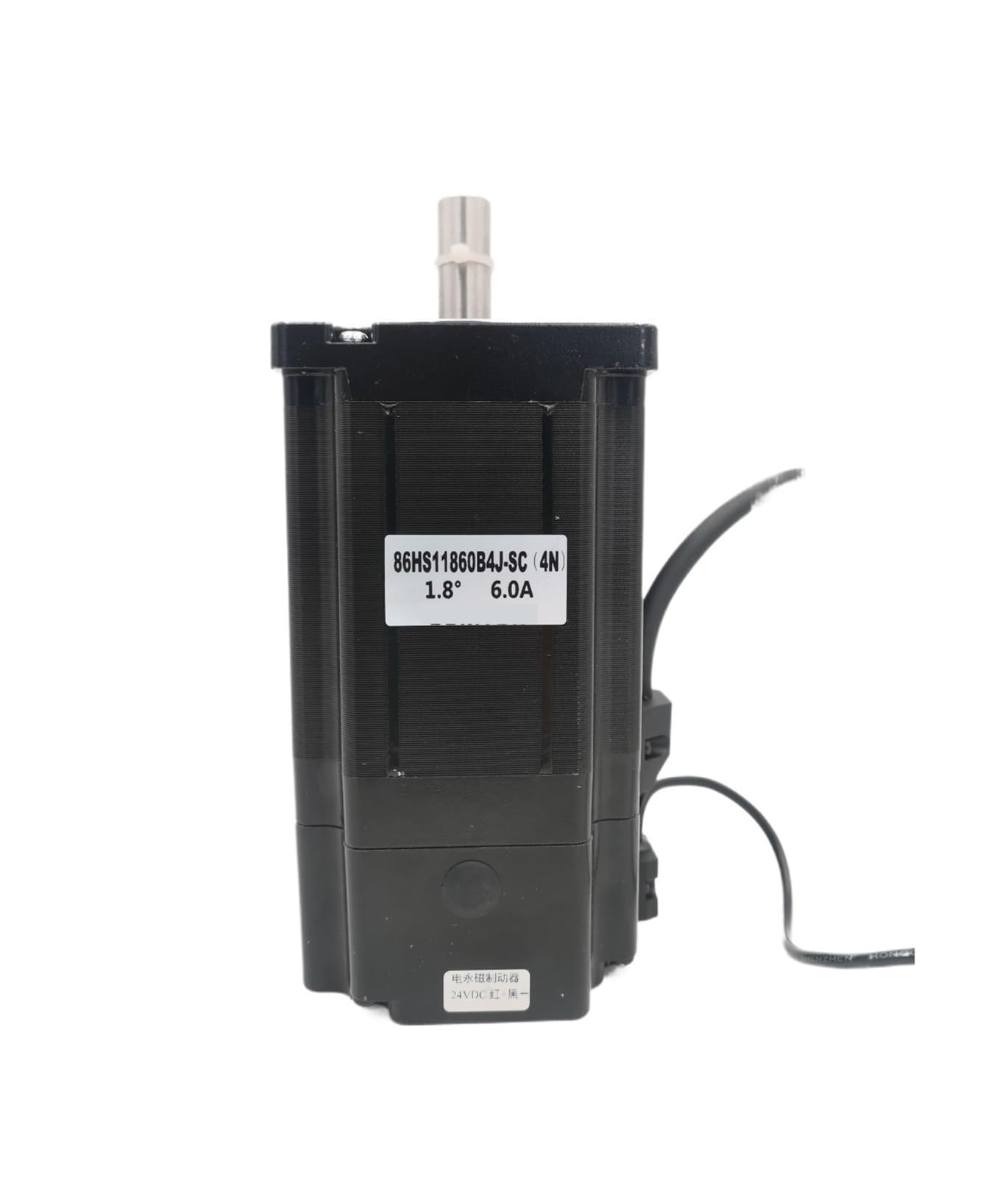 mXCDtRptJ Nema 34 stepper motor 8N.m brake 24VDC 4N.m Off - Brake power stepper Nema34 4-lead 118 mm body length Nema34 brake