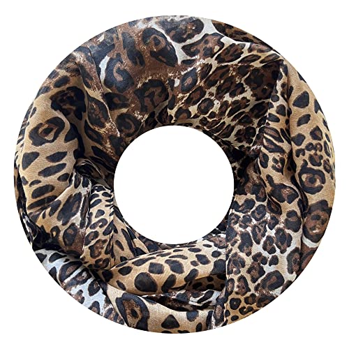 Lina & Lily Leopard Zebra Animal Print Women's Infinity Scarf Lightweight4