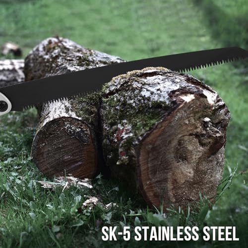 Bwondmand Folding Saw Set, Heavy Duty 15 Inch Extra Long Blade Hand Saw thumb #2