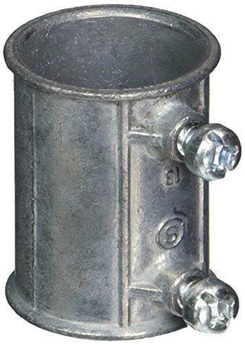 Halex 21222 5 Count 3/4-Inch Zinc Set Screw Coupling