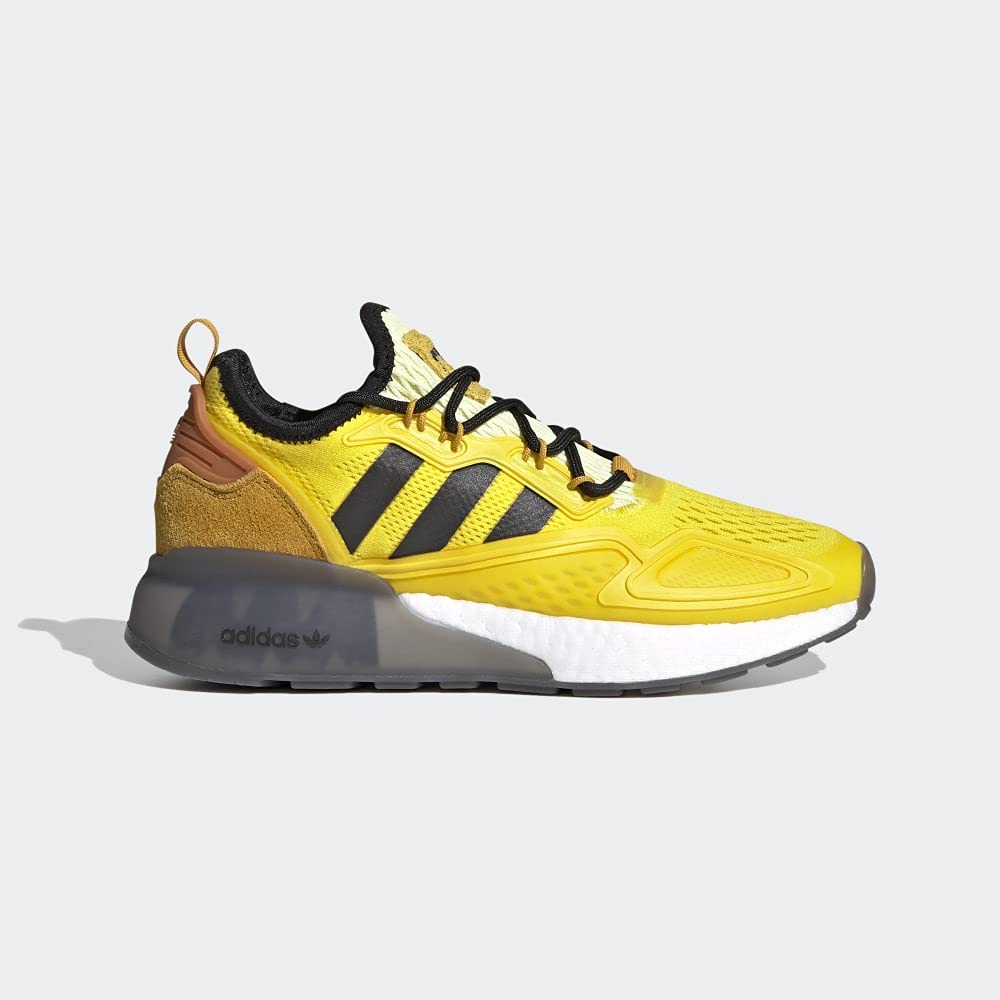 adidas Ninja ZX 2K Boost Shoes Kids', Yellow, Size 5.5
