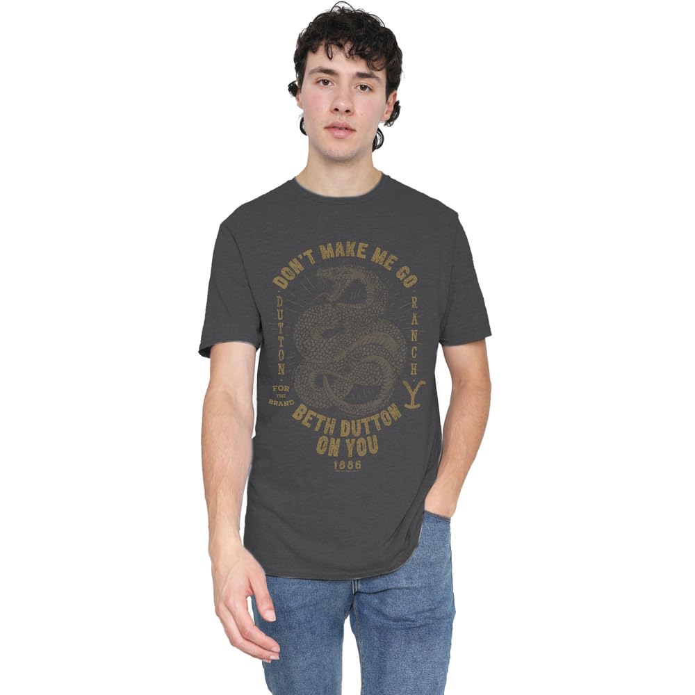 Yellowstone Beth Dutton T-Shirt - Charcoal - XXL