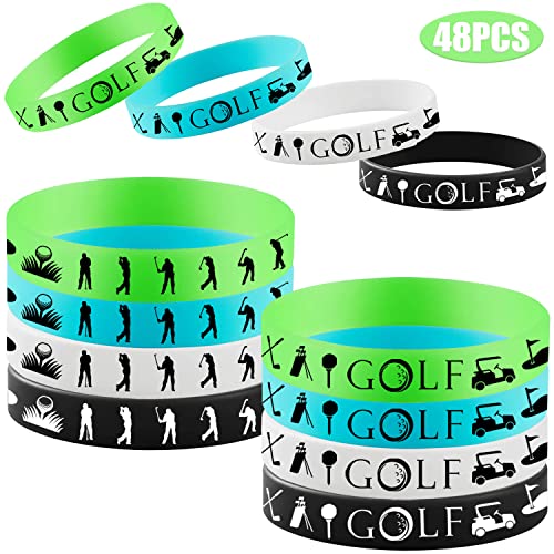 Oringaga 48 Pcs Silicone Bracelets