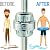 AquaHomeGroup 15 Stage Shower Filter with Vitamin C for Hard Water - High Output Shower Water Filter to Remove Chlorine and Fluoride - 2 Cartridges Included -Consistent Water Flow Showerhead Filter