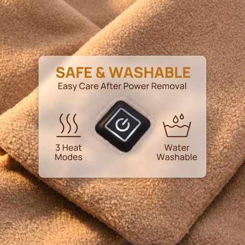 Heated Neck Scarf for Men Women Rechargeable Electric Heating Thermal Scarf - image 5