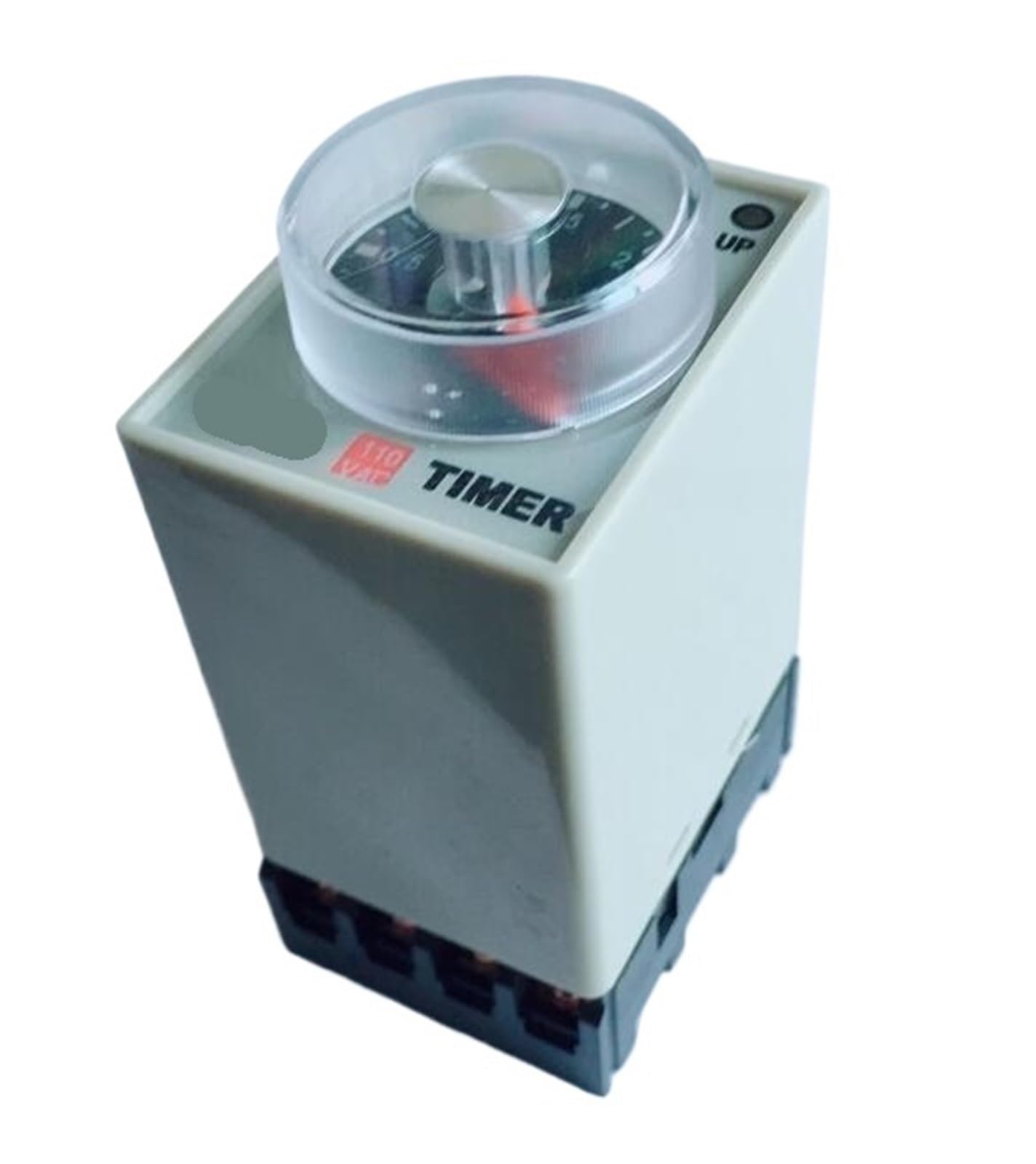 AH3-3 relé de tiempo 12V/24V/36V/110V220V/380V temporizador de retardo relé de tiempo 8 pines con base 3S 6S 10S 30S 60S 3 metros 6M 10M 30M 60M(6M,110V)