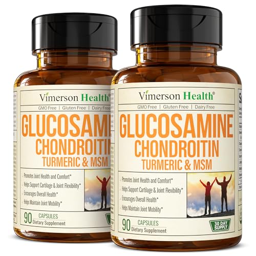 Glucosamine Chondroitin MSM and Turmeric Supplement – Joint Suppo...