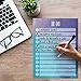 Dry Erase to Do List Vinyl Whiteboard Sticker Decal by Glassboard Studio | Removable & Reusable | Magnetic Fine-Tip Marker Included (9 x 12 inches, Watercolor)