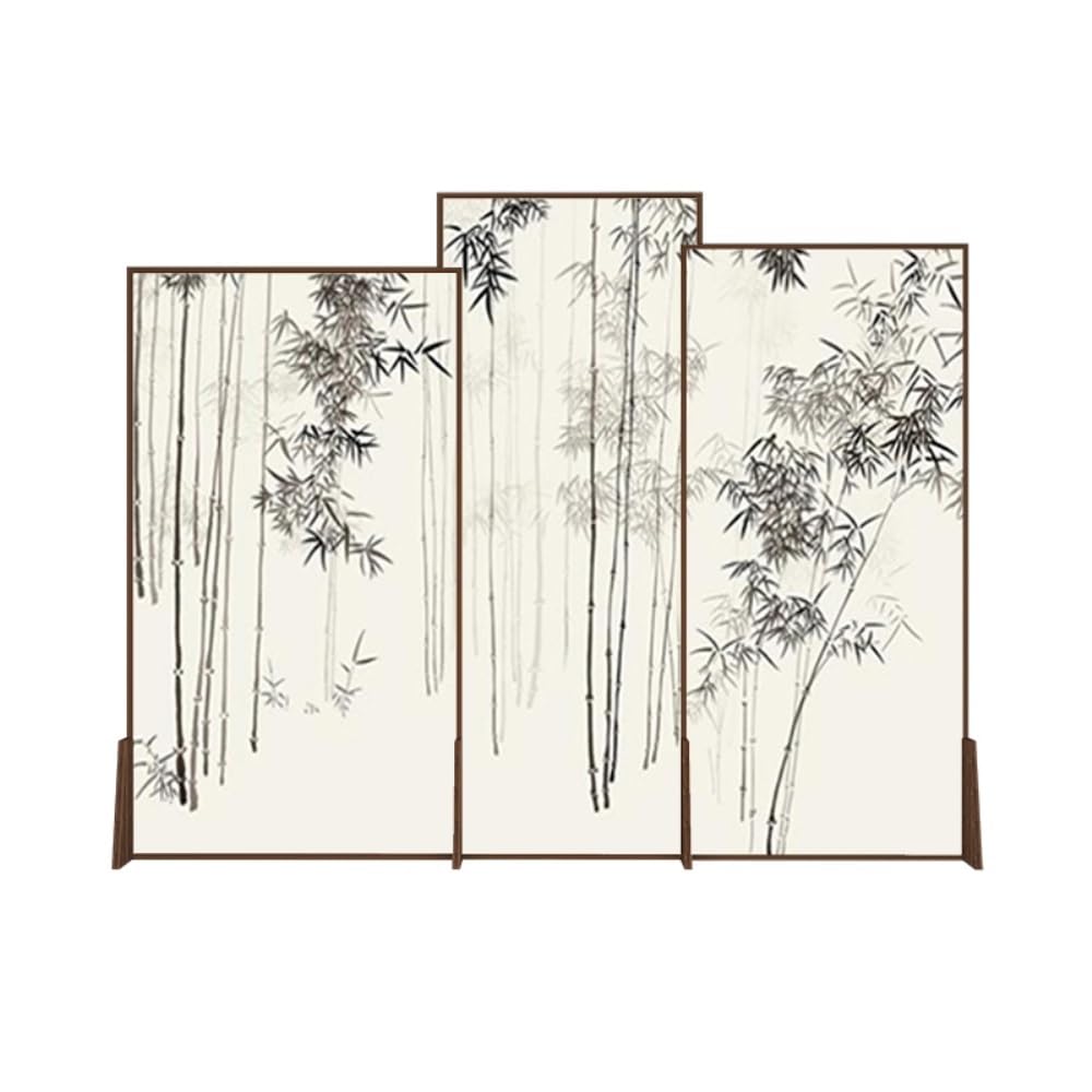 Privacy Screen Solid Wood Screen Partition Living Room Decoration Background Wall Mobile Porch Bedroom Tea Retro Seat Room Divider