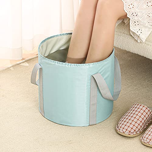 Baño plegable para pies con bolsa portátil y masaje miniatura 4
