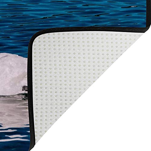 Tapis cygne blanc lavable et antidérapant pour protéger votre sol