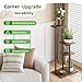 VonDream 3 Tier Plant Stand Indoor, Tiered Plant Stands for Indoor Plants Multiple, Corner Flower Stand for Living Room, Multi-Layer Vintage Design Plant Shelf