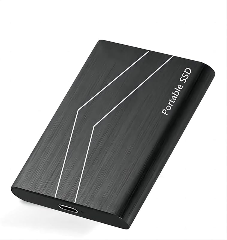 Piocspw Disque Dur Externe 2To,2.5 Pouces USB 3.1, Portable étanche et Anti-Choc pour PC, Mac, TV, M