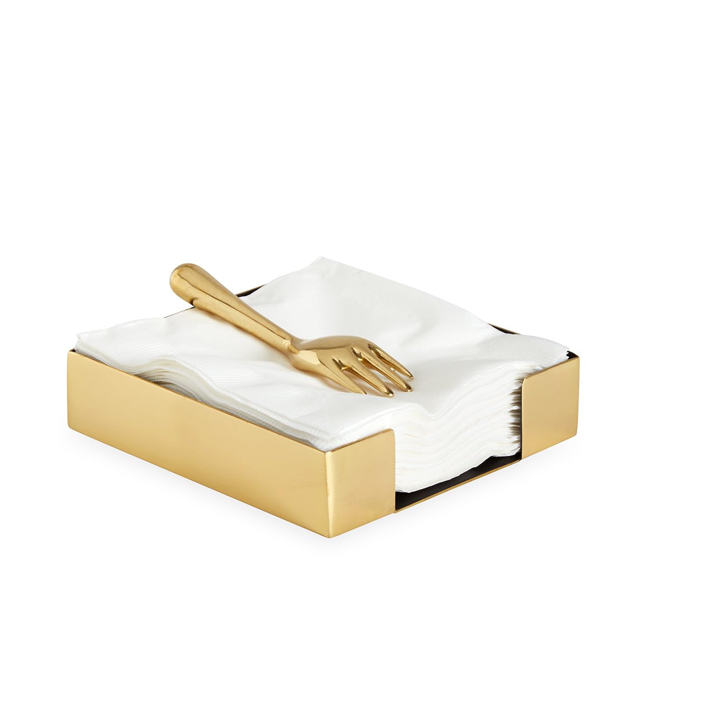 Photo 1 of Jonathan Adler Eve Gold Cocktail Napkin Holder