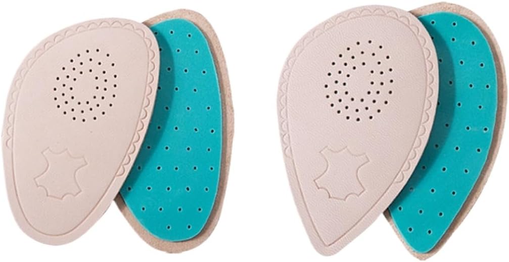 Sheepskin Ball of Foot Cushions for Women, 4 Pairs, Shoe Inserts for Loose Shoes and High Heels