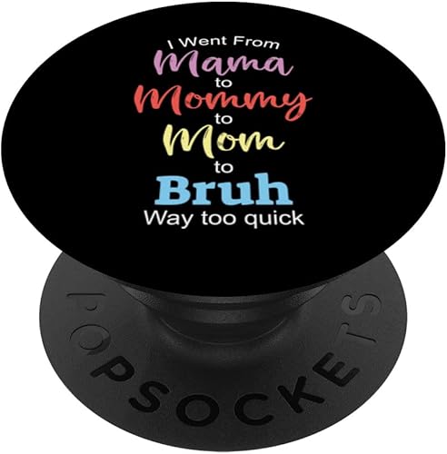 Niño Mamá Bruh PopSockets intercambiables PopGrip