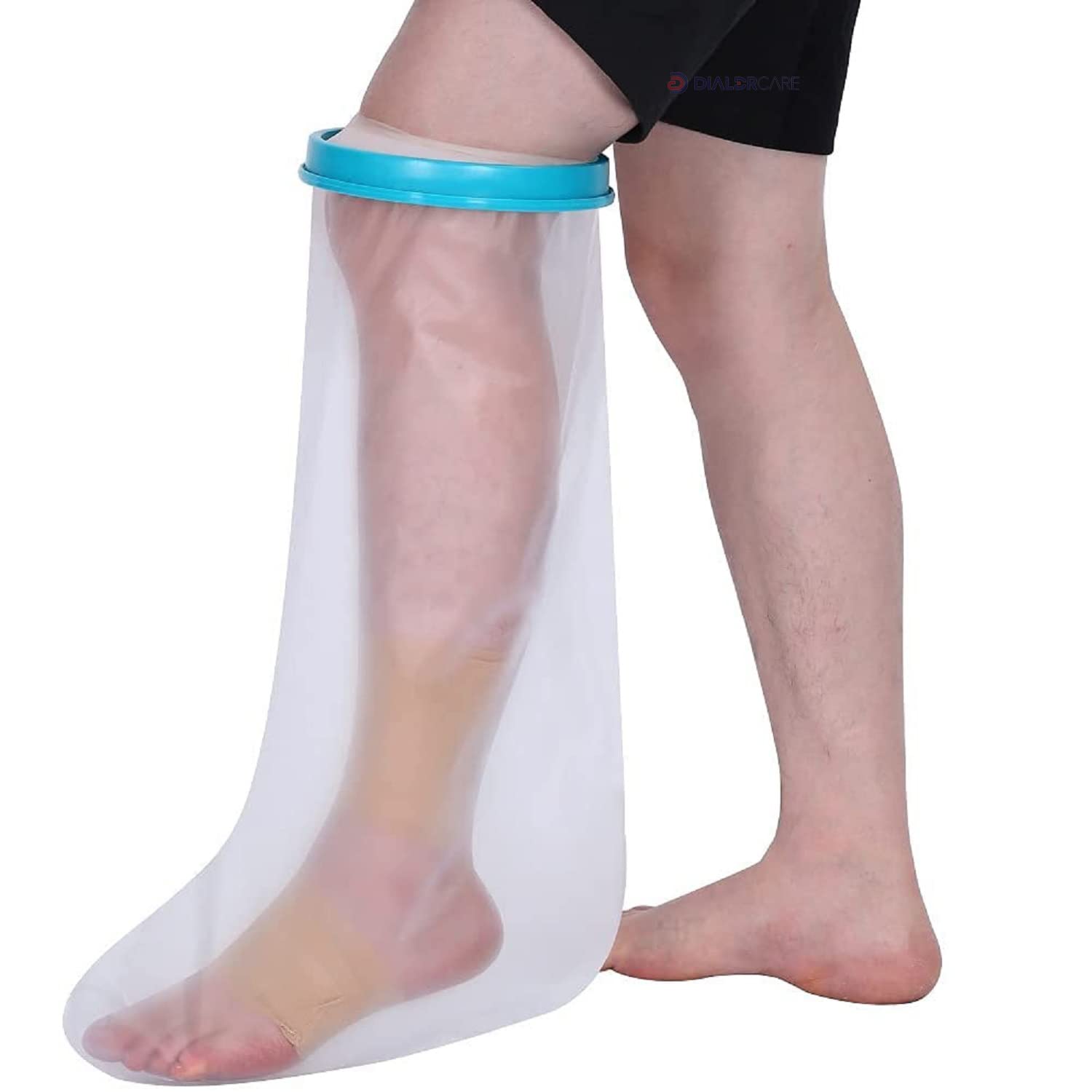 DIALDRCARE Waterproof Cast Covers for Shower – Leg Protector to Keeps Dry of Wounds, Bandage, Dressing (LEG CAST PROTECTOR)