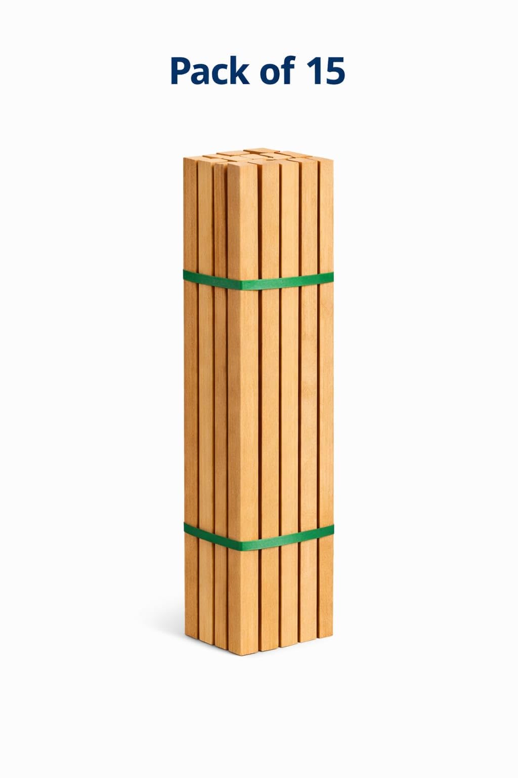 Teak Plant Support Sticks - 15 Pack -2