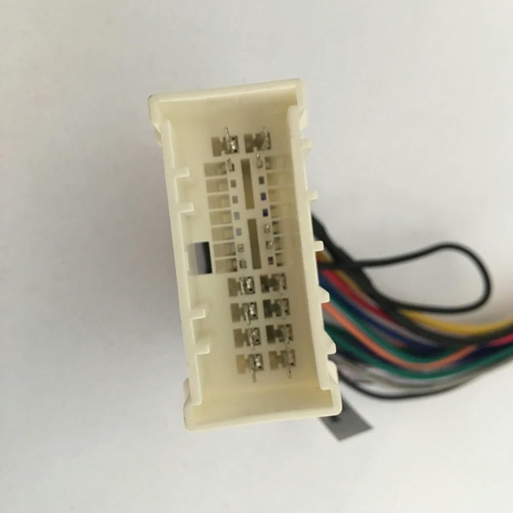 Oulesh Arnés Cableado para Hyundai Elantra Santa Fe Tucson, para Kia Cerato, arnés de cableado con Adaptador de Enchufe ISO para Radio de Coche 2 DIN