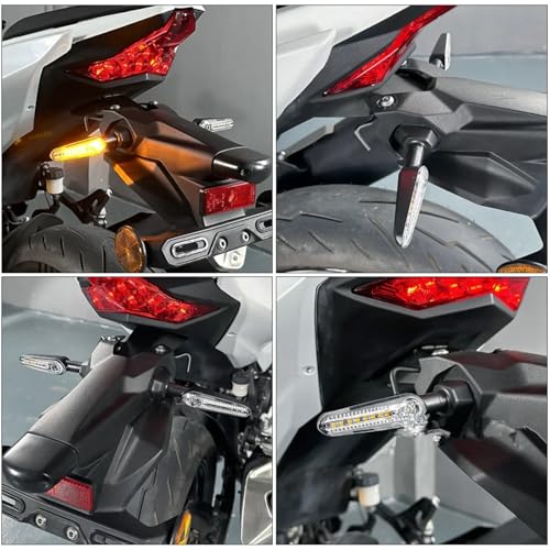 Clignotants Ninja 400 transparents résolvant le manque de visibilité
