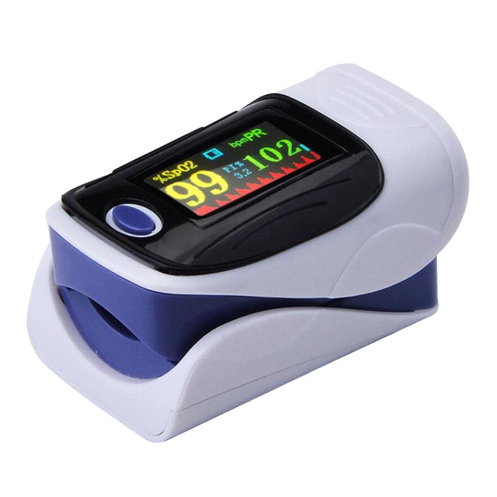 Finger Fingertip Pulse Oximeter Blood Oxygen Pulse Rate Monitor Purple-picture-10