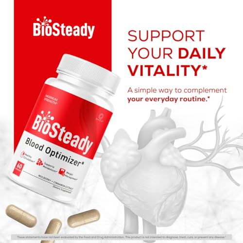 Biosteady - Biosteady Capsules Advanced Formula Pills, Daily Premium Maximum Strength, Natural Ingredients Support Vitamins for Overall Health and Wellness Reviews, 60 Capsules for 1 Month