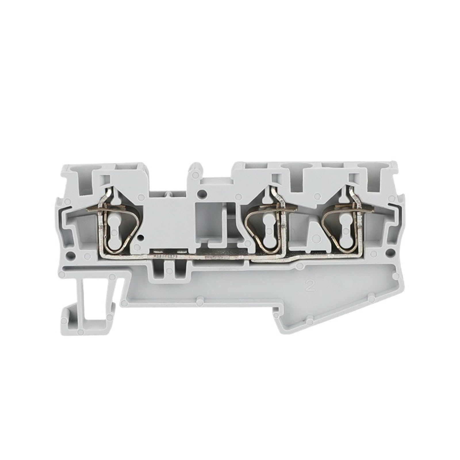 Connecteur de Rail Din ST4-TW, cage à ressort, 3 contacts, 4 Mm², 12awg, câble électrique, fil d'alimentation, 10 pièces