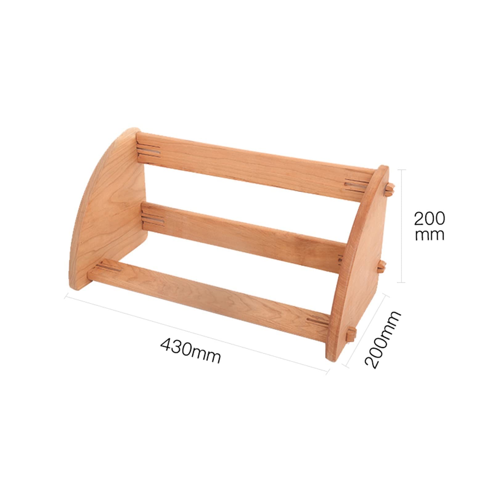 Fermalibri in legno fatto a mano, fermalibri per scaffali, fermalibri per libri, film, DVD, CD, videogiochi, 2 pezzi