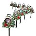 Christmas Cardinal Lantern Path Lights - Set of 10
