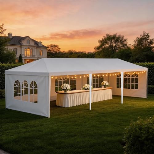 10'x30' Party Tent with 5 Removable Sidewalls for Parties...