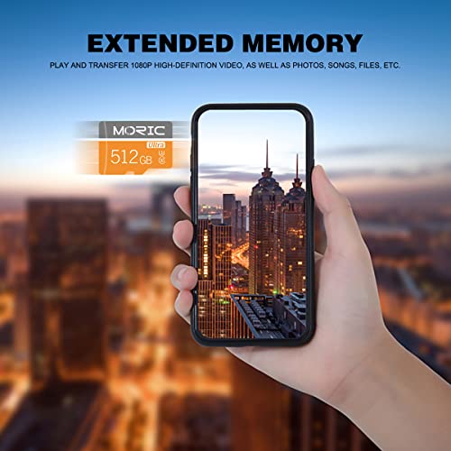 512Gb Micro Sd Card With Adapter 512Gb Memory Card Class 10 High Speed For Mobile Phone/Computer/Camera/Portable Gaming Devices/Action Cam #TOP6