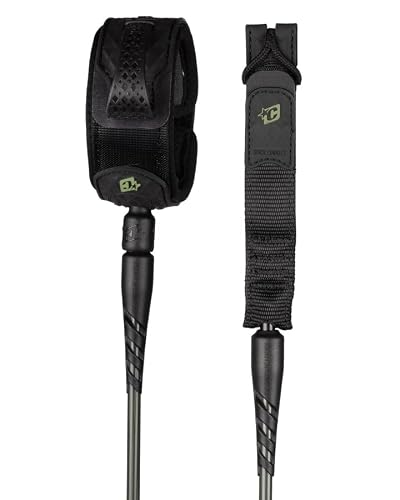 Creatures of Leisure Reliance 2.0 Standard Duty 6ft Surf Leash, Military Black