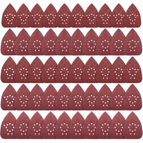 SATC 50-Piece Mouse Sanding Pads Set Cover