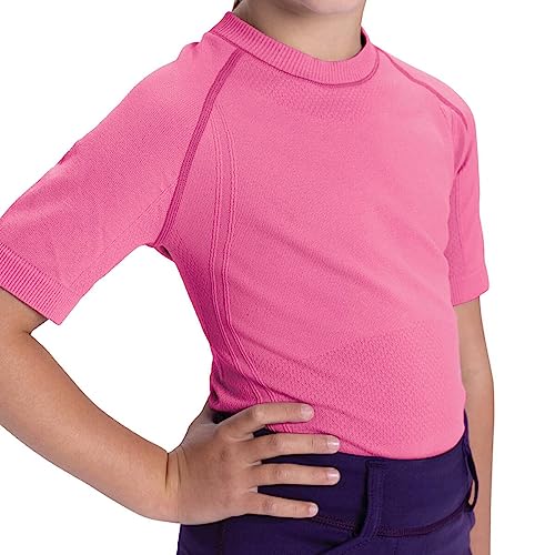 Kids Seamless SS Shirt M/L Preppy Pink