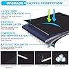 Tevlaphee Windshield Cover for Ice and Snow, Heavy Duty 600D Oxford Fabric, Waterproof, Embedded Magnets, Side Mirror Protector, Universal Fit for Cars, SUVs, Vans, Truck #2