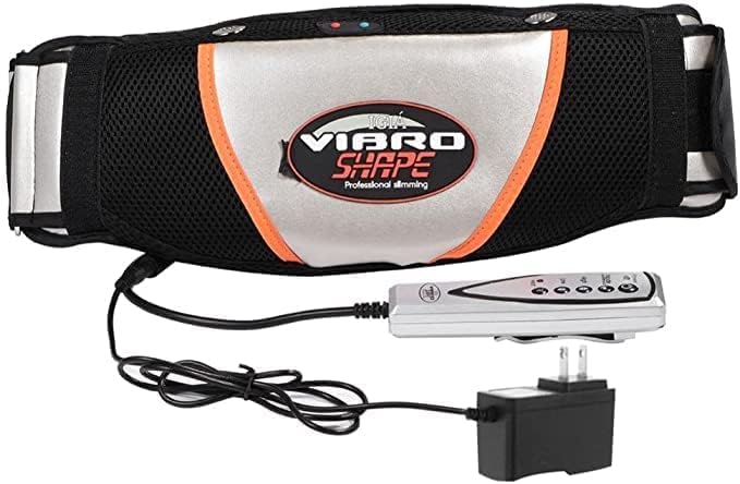 Image of Vibration Massage Belt with Adjustable Waist Strap and Controller, Electric Body Massager for Waist, Abdomen, Back, Thighs & Calves, Home Massage Belt for Adults