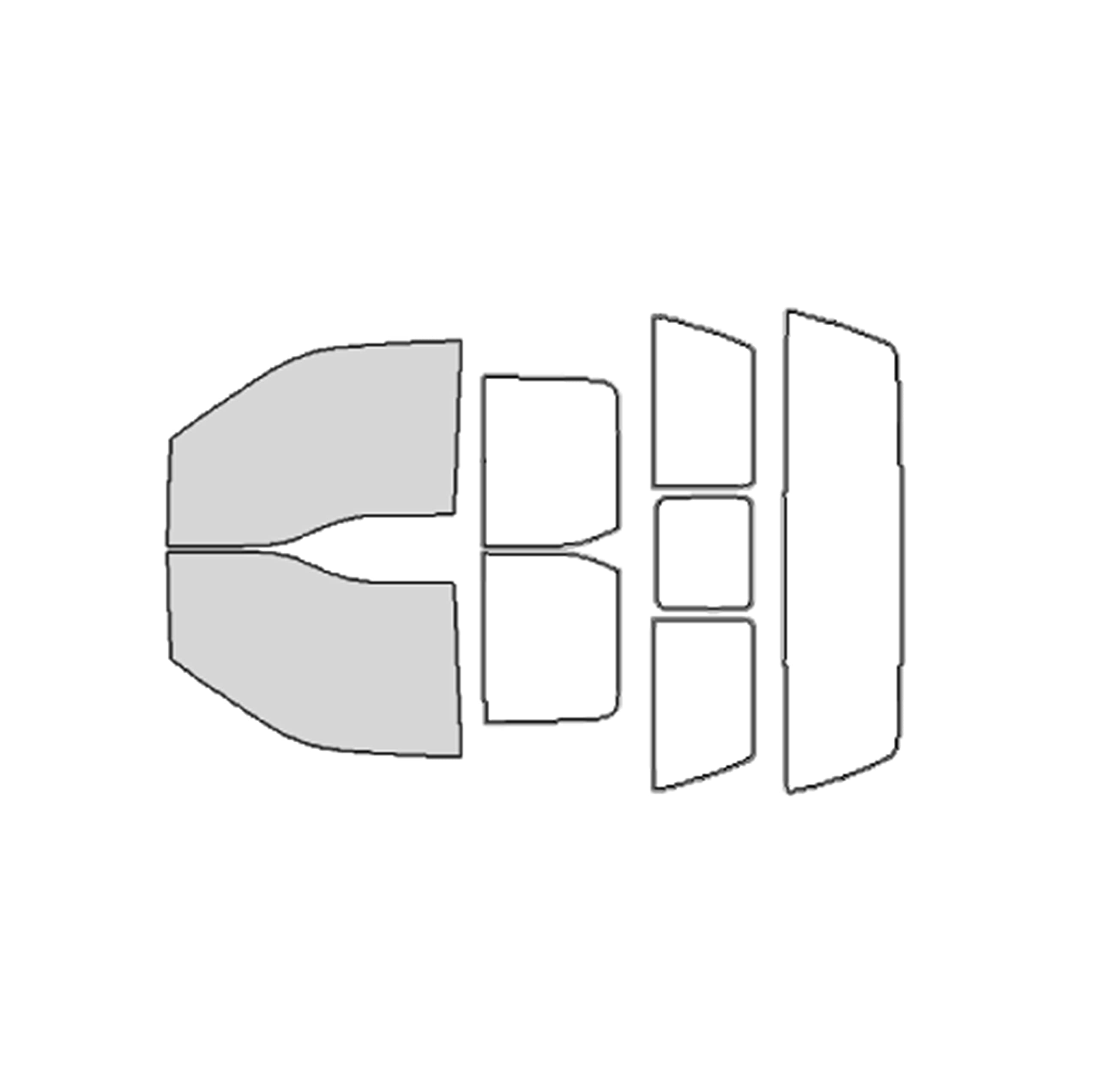 The Tint Effect Precut Window Tint Kit Compatible with Subaru Crosstrek (2018-2023) Tint Kit (Includes: Front Doors in 15%) Automotive Film