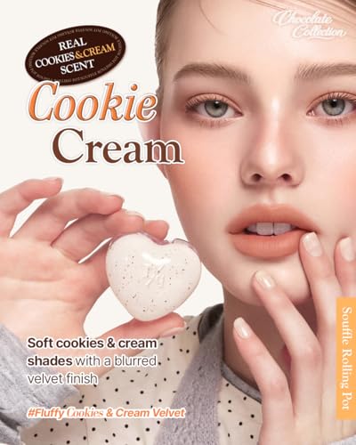 Image of dasique Souffle Rolling Pot #Cookie Cream | Soft Blur Lip & Cheek Balm | Lip & Cheek Balm | Soft Matte Finish | Lightweight Souffle Texture | Blurred Color Payoff | Korean Makeup | Vegan