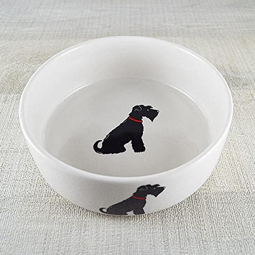 ペットフード　お皿　エサ入れ　レジンアート Amazon | フードボウル 犬柄 犬用 陶器お皿 餌入れ 水 ペット食器 犬用