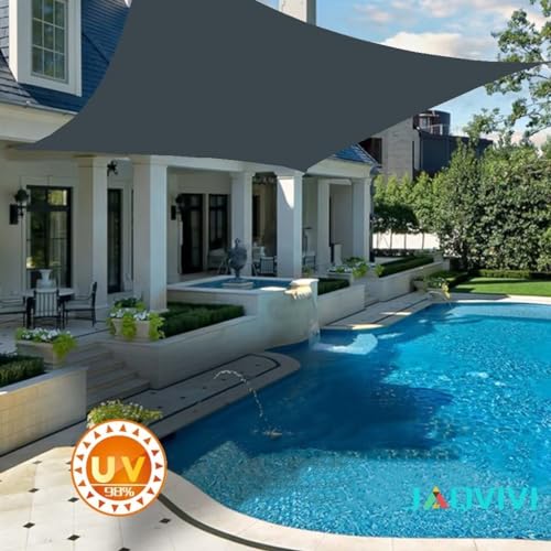 Auvent rectangulaire 4x8m en polyester PES imperméable et résistant au vent