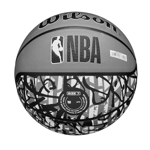 WILSON NBA Team Graffiti Basketball – Brooklyn Nets, Größe 17,8–74,9 cm – Ansicht 6